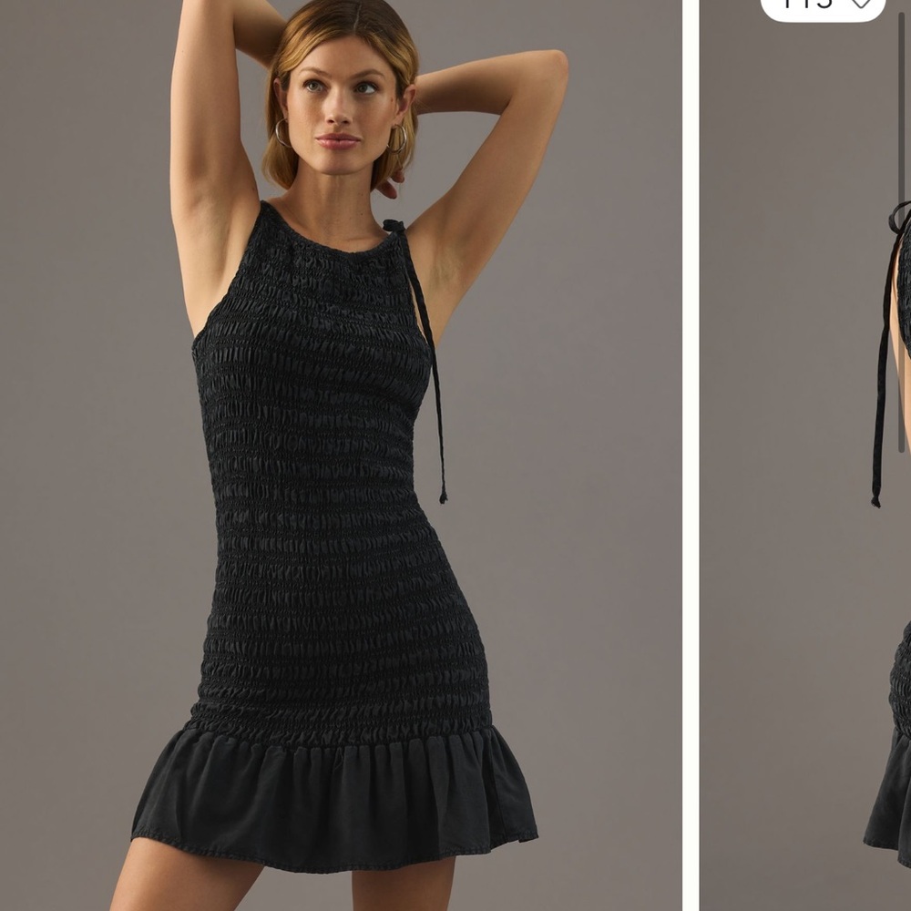 ANTHROPOLOGIE // Bella Dahl SMOCKED SLEEVELESS DRESS // SIZE M // MSRP $254